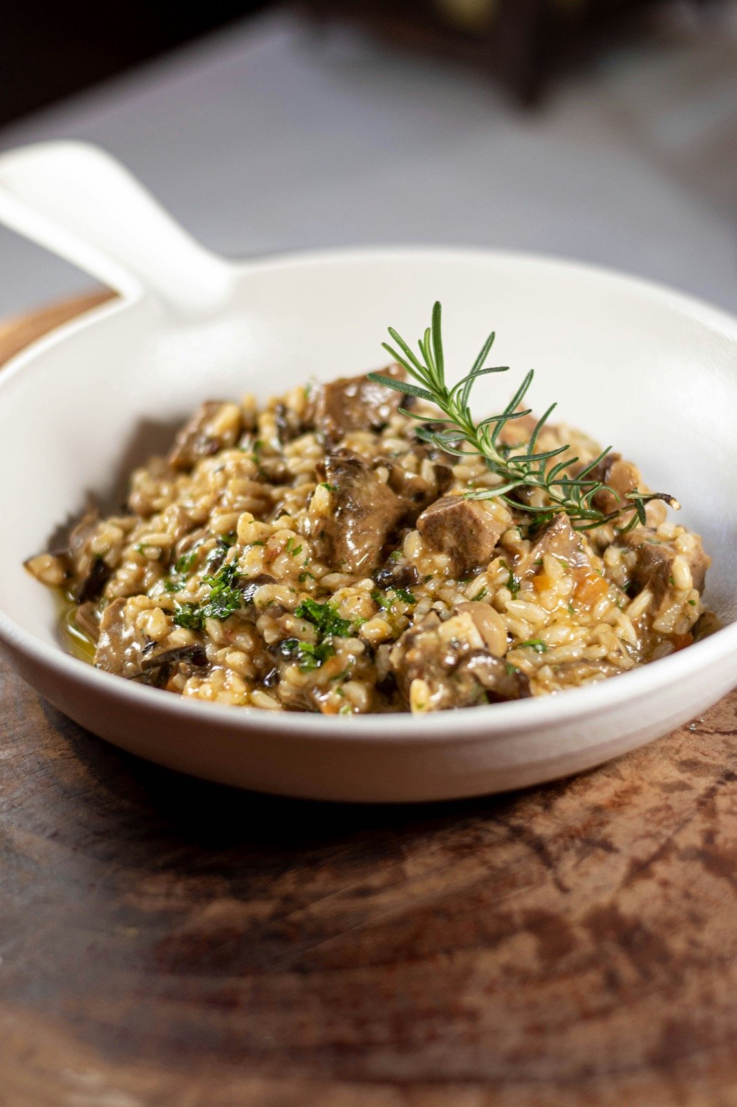 Risotto préparé en direct