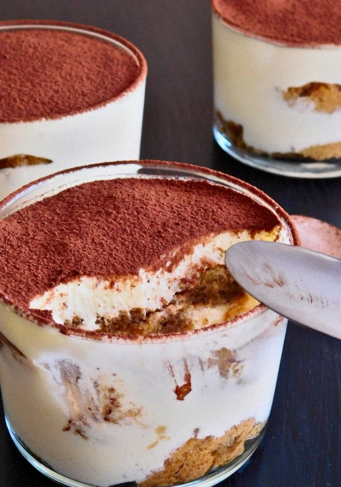 dessert - tiramisu - traiteur les Cinq saveurs à fontainebleau